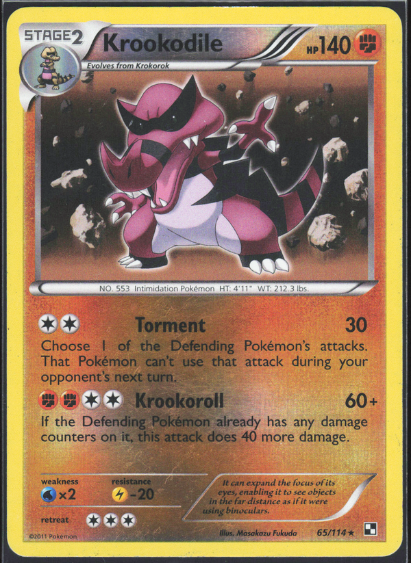 Krookodile 65/114 - Black and White