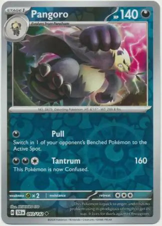 Pangoro 093/142 - Stellar Crown
