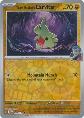 Team Rocket's Larvitar 094/182 - Destined Rivals