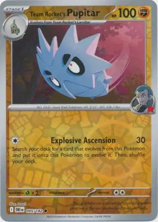 Team Rocket's Pupitar 095/182 - Destined Rivals