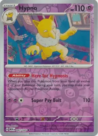 Hypno 097/165 - Scarlet & Violet 151