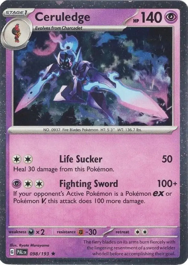 Ceruledge Cosmos Holo 98 - Miscellaneous Promos