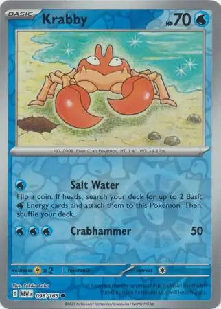 Krabby 098/165 - Scarlet & Violet 151