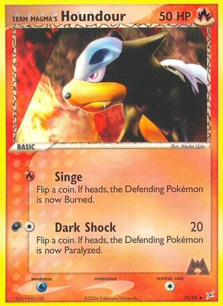 Team Magma's Houndour 35/95 - Team Magma vs Team Aqua