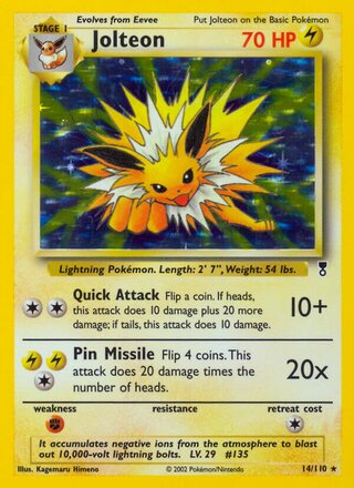 Jolteon 14/110 - Legendary Collection