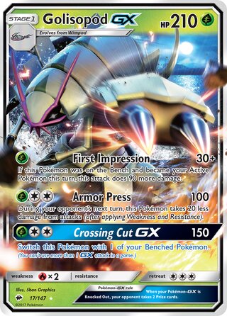 Golisopod-GX 17/147 - Burning Shadows