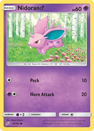Nidoran ♂ 57/181 - Team Up