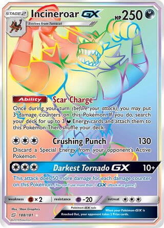 Incineroar-GX 188/181 - Team Up