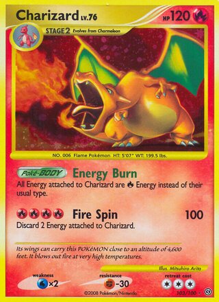 Charizard 103/100 - Stormfront