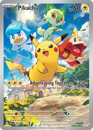 Pikachu 027 - Scarlet & Violet Promos