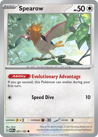 Spearow 021/165 - Scarlet & Violet 151