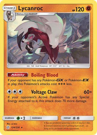 Lycanroc 124/236 - Cosmic Eclipse