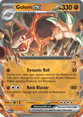 Golem ex 076/165 - Scarlet & Violet 226