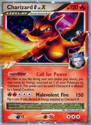 Charizard G LV.X 143/147 - Supreme Victors