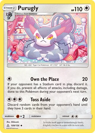 Purugly 109/156 - Ultra Prism