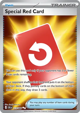 Special Red Card 113/086 - Chaos Rising