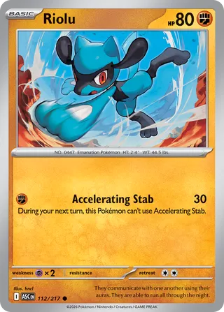 Riolu 112/217 - Ascended Heroes