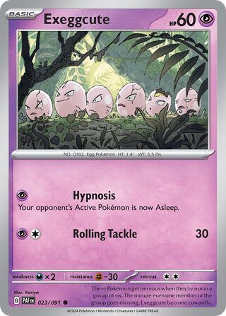 Exeggcute 023/091 - Paldean Fates