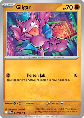 Gligar 049/094 - Phantasmal Flames