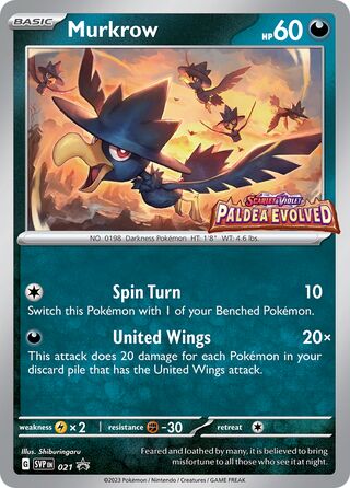 Murkrow 021 - Scarlet & Violet Promos