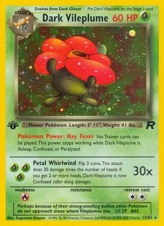 Dark Vileplume 13/82 - Team Rocket