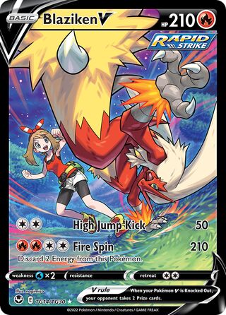 Blaziken V TG14/TG30 - Silver Tempest