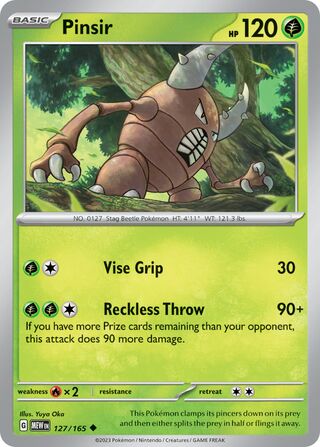 Pinsir 127/165 - Scarlet & Violet 151