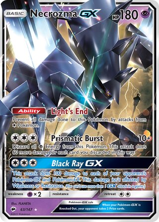 Necrozma-GX 63/147 - Burning Shadows