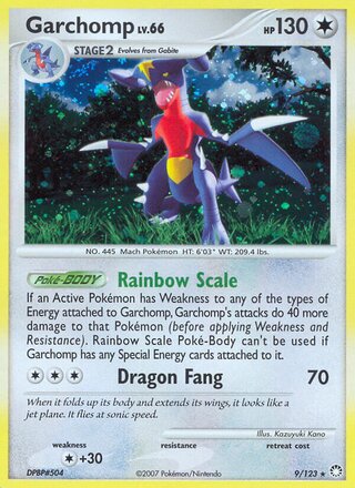 Garchomp 9/123 - Mysterious Treasures