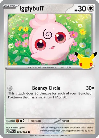 Igglybuff 120/128 - 30th Celebration