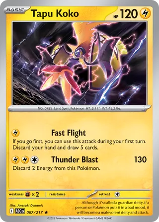 Tapu Koko 067/217 - Ascended Heroes