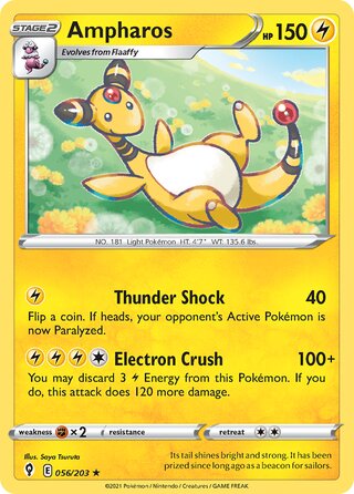 Ampharos 056/203 - Evolving Skies