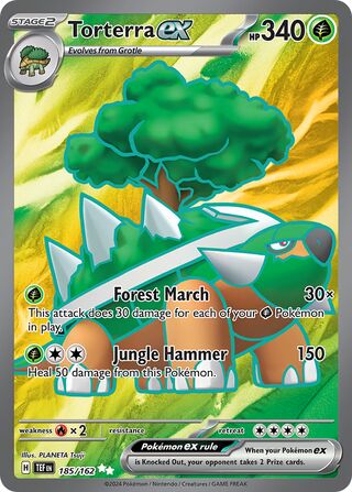 Torterra ex 185/162 - Temporal Forces