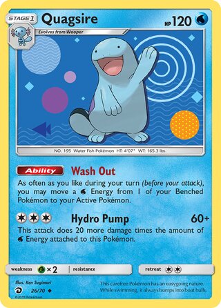 Quagsire 26/70 - Dragon Majesty