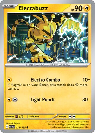 Electabuzz 125/165 - Scarlet & Violet 275