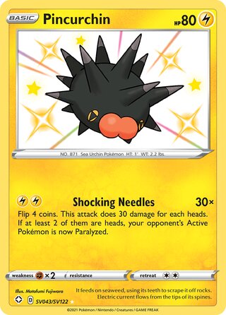 Pincurchin SV043/SV122 - Shining Fates