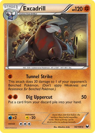 Excadrill 56/108 - Dark Explorers