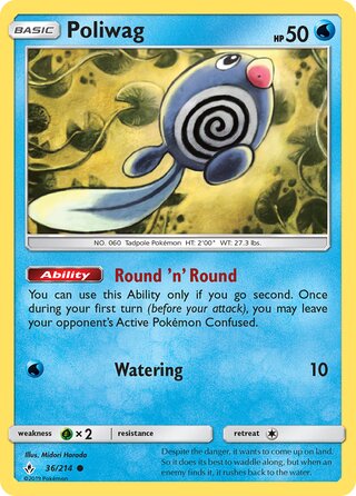 Poliwag 36/214 - Unbroken Bonds