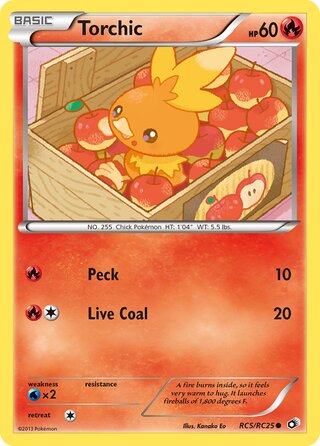Torchic RC5/RC25 - Legendary Treasures