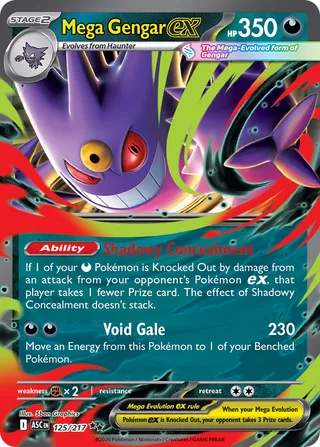 Mega Gengar ex 125/217 - Ascended Heroes