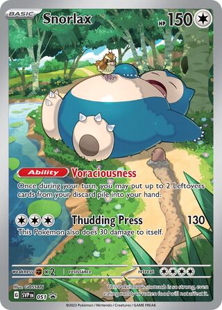 Snorlax 051 - Scarlet & Violet Promos
