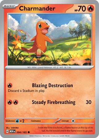 Charmander 004/165 - Scarlet & Violet 151