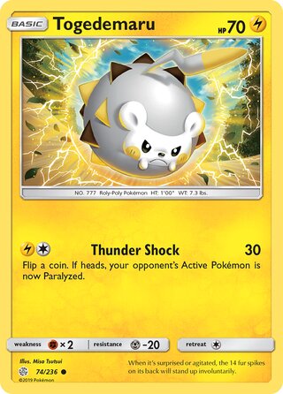 Togedemaru 74/236 - Cosmic Eclipse