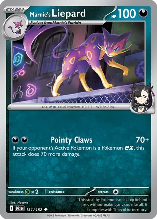 Marnie's Liepard 131/182 - Destined Rivals