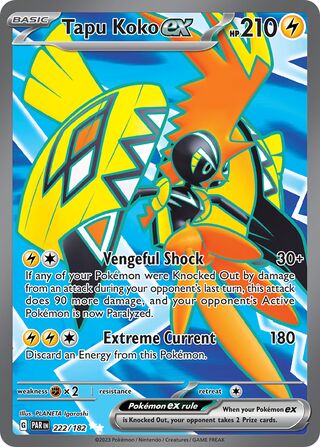 Tapu Koko ex 222/182 - Paradox Rift