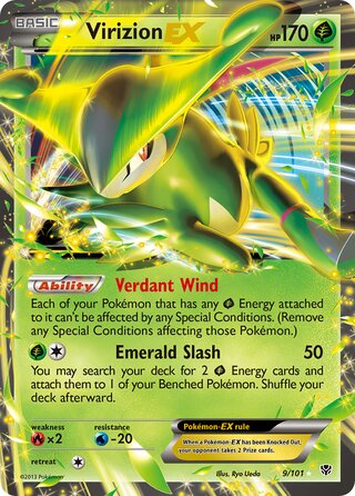Virizion-EX 9/101 - Plasma Blast