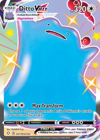 Ditto VMAX SV119/SV122 - Shining Fates