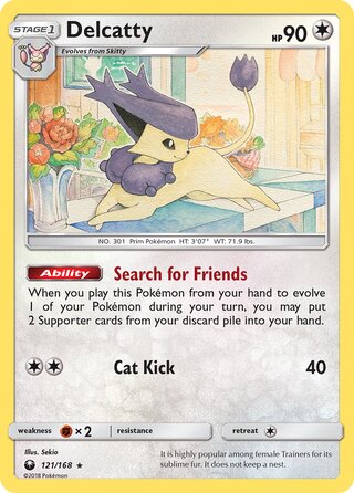 Delcatty 121/168 - Celestial Storm