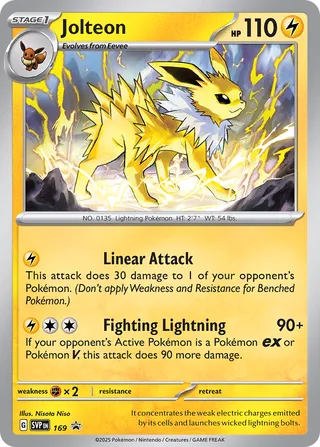 Jolteon 169 - Scarlet & Violet Promos