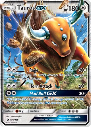 Tauros-GX 100/149 - Sun & Moon Base